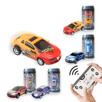 2.4 G Mini Controle Remoto de Rádio de Carro lata de Coca-cola Micro Corridas de Carro RC Crianças Presente de Aniversário de Criança com Brinquedos de Alta Qualidade