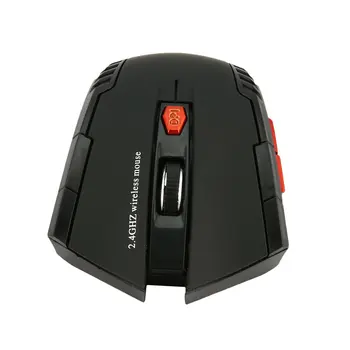 2.4 GHz Wireless Mouse Óptico de Jogador Novo Jogo Mouses sem Fio com Receptor USB Mause para Jogos de PC Portáteis
