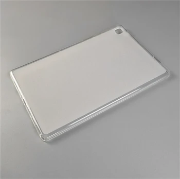 2020 Novo Tablet Case Para Samsung Galaxy Tab A7 10.4 SM-T500 SM-T505 TPU Macio Cobertura de telhas Translúcidas e à prova de Choque Casca Protetora+Caneta