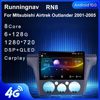 4G LTE Android De 10,1 Para Mitsubishi Outlander 1 2002 - 2008 RHD Multimídia Estéreo do Automóvel Leitor de DVD de Navegação GPS Rádio 2 din