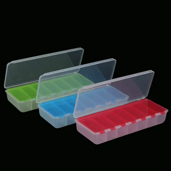 5 Kleuren Grote Reizen Pil Gevallen Draagbare 7-Dag Geneeskunde Caixa de Caso Tablet Organizador Recipiente de Caso Kleurrijke Pil cortador