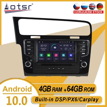 64G Para Volkswage VW GOLF 7 2013-2018 som do Carro Player Multimídia Android GPS de Navegação Automática de Áudio de Rádio Recorde PX6 Unidade de Cabeça