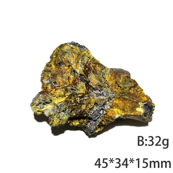 A1-6 Natural Calcopirite De Cristal Mineral Amostra De Ensino Decoração Da Presente Colecção Da Província De Hunan, China