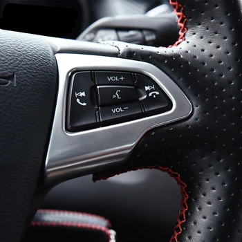 ABS Matte Carro Volante Capa de Proteção da Guarnição Adesivo Para Ford Focus 4 MK4 Ecosport Kuga Escapar 2017 2018 Acessórios