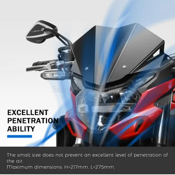 Acessórios da motocicleta de Alumínio pára-Brisas, pára-brisa Vento de Escudo Defletor Para HONDA CB500F CB 500 F CB500 F 2019 - 2020