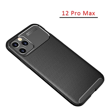 Caso para o iphone 12 pro max tampa do pára-choque no telefone eu 12promax 12max mas 6.7 proteção coque trás o saco de silicone fosco de tpu macio 360