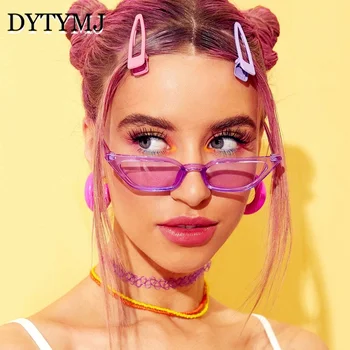 DYTYMJ Cateye Vintage Mulheres de Óculos de sol 2021 Marca de Óculos Designer de Homens e Mulheres Retro Tons para as Mulheres Oculos De Sol Masculino