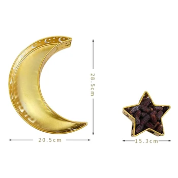 Eid Mubarak Lua Estrela Bandeja De Servir De Mesa De Sobremesa De Armazenamento De Alimentos Recipiente Muçulmano Do Ramadã Islâmico Fonte Do Partido