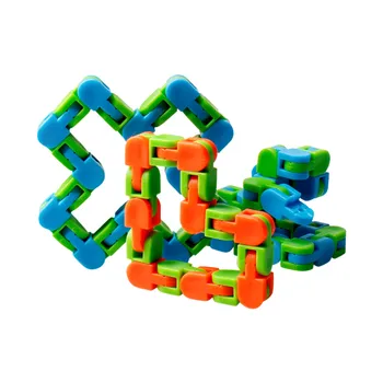 Fidget Stress Brinquedo Colorido Sensorial Faixas Crianças Alívio do Estresse Rodar Forma 24bit Crianças Quebra-cabeça de Brinquedos