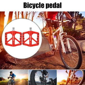 GC002 2pcs Pedal de Bicicleta Ultraleve Anti Derrapante Rolamentos de BTT Bike em Nylon Televisão Pedais de Plataforma de Ciclismo de Acessórios de Peças