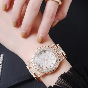 Gypsophila Diamante Roma designer mulheres relógio pulseira de aço inoxidável, pulseira de moda feminina casual, vestido de assistir drop shipping