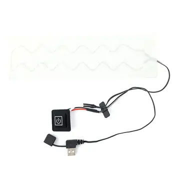 Inverno Elétrico Aquecido Lenço Almofada de Carregamento USB de Temperatura Ajustável Electric Pescoço Almofada de Aquecimento Dobrável Aquecimento Cachecol