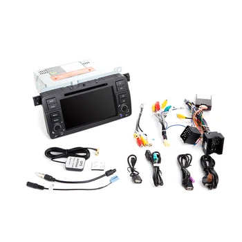 Josmile 1 Din Android de 10 de Navegação do GPS do Carro de Rádio Para BMW E46 M3 Rover 75 Coupé 318/320/325/330/335 DVD Multimídia Player Estéreo