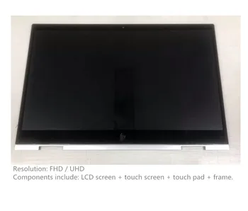 L64480-001 de 15,6 polegadas, para HP ENVY X360 15-DR 15-DR1022NR tela de toque do LCD digital de componentes de FHD UHD
