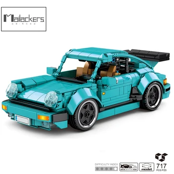 Mailackers Técnico Carro Campeão De Velocidade Supercarro Blocos De Construção Do Modelo Técnico Tijolos De Brinquedos Para Crianças