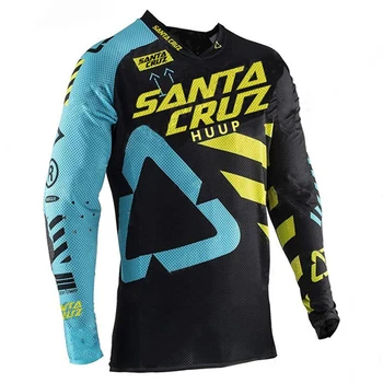 Nova Corrida de Downhill Jersey Ciclismo Mountain Bike Jersey Crossmax Camisa de Ciclismo Roupas de SANTA CRUZ MTB Motocicleta jersey Homens