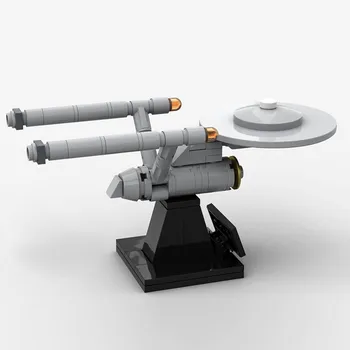 O Espaço interestelar Caminhadas-Série Uss Enterprise NCC-1701Spaceship Modelo de kits DIY Construção de Blocos de Montar o Brinquedo de Brinquedos de Presente