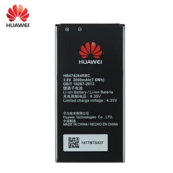 Original Huawei HB474284RBC 2000mAh Bateria do HUAWEI honor 3C lite C8816 Y550 Y560 Y625 Y635 G521 G620 y5 Telefone Móvel