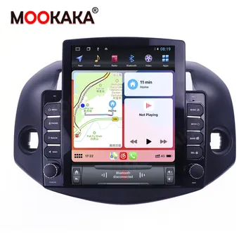 Para Toyota RAV4 2005-2013 Multimédios do Carro Estéreo Tesla Tela Android De 10 Leitor de Carplay de Navegação GPS Chefe da Unidade de DVD