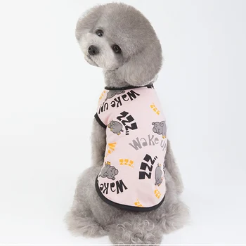 Piggy Bonito Impresso Cão-Roupas Para Cães Pequenos Primavera, Verão, Outono Animal De Estimação Coletes Chihuahua Confortável Camiseta De Cachorro De Estimação De Roupas