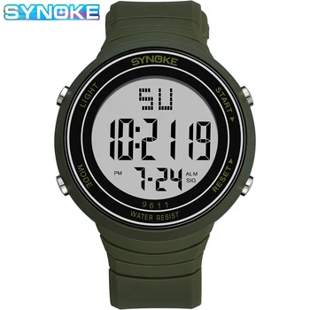 Reloj hombre SYNOKE Digital Relógios de Homens de LED à prova d'água Esportes Militares Relógio Masculino Eletrônicos do Relógio de Pulso dos Homens Masculino Relógio