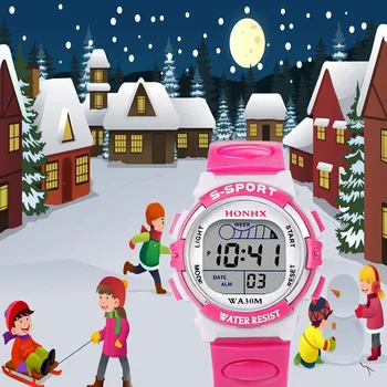 Relógio Digital da Menina das Crianças 2020 Crianças Meninas Analógico Digital do Esporte LED Eletrônica Impermeável Relógio de Pulso Novo Relogios Digitais