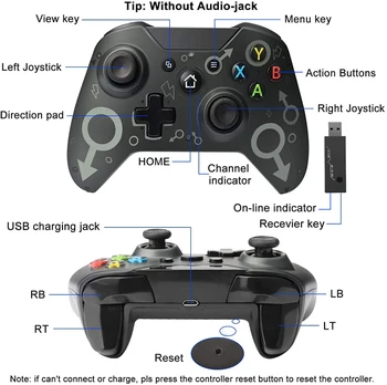 USB Controlador com Fio Para Xbox, Um Jogo de Vídeo do JoyStick Mando Para o Microsoft Xbox Um Magro Gamepad Controle Joypad Para PC Windows