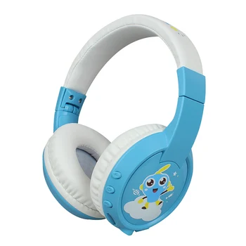VT02 Recarregável de Música Portátil Fone de ouvido sem Fio Bluetooth compatível Crianças Fones de Cabeça Ajustável para Computador
