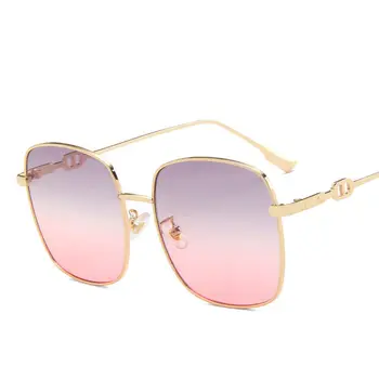 Yoovos De Luxo, Óculos De Sol Das Mulheres De Grandes Dimensões Mulheres De Óculos De Sol 2021 Marca De Moda De Designer De Óculos De Sol Para Mulheres De Óculos De Armação De Metal