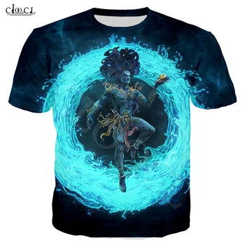 Deus Hindu Shiva T-Shirt Mulheres Homens Impressão 3D Senhor Shiva T-shirts e Tops de Manga Curta Casual Streetwear 