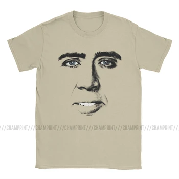 John Travolta T-Shirts Homens Nicolas Cage Engraçado Meme Vintage Puro Algodão Camisetas Gola Redonda, Manga Curta T-Shirts Roupas De Verão