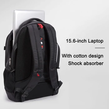 OIWAS Nylon 33L Homens de 15,6 polegadas Laptop em Mochilas Escolares, Sacos de Grande Capacidade de Moda de Viagem Mochila Masculina Mochila Para Laptop