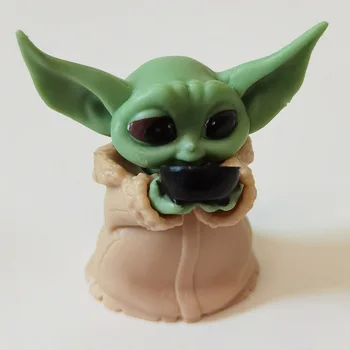 Star Wars Bebê Yoda Anime Figura De Bebê Yoda Surpresa Aleatória Blind Bag Duplo Coleção Linda Modelo Brinquedos De Presente De Aniversário