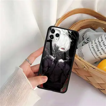 Tóquio Ghoul Kaneki Ken Caso de Telefone de vidro Temperado para iPhone 11 12 mini pro XS MAX 8 7 Plus X XR XS