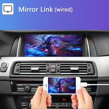 A Interface de monitoração de Caixa de Decodificador Para BMW E84 E60 E70 E71 F20 F10 F11 F25 F26 F30 F31 F01 F02 Apple CarPlay Android Auto CIC NBT EVO