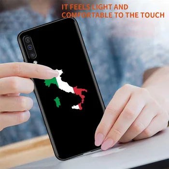 Itália Bandeira Italiana Caixa Do Telefone Do Silicone Para Samsung Galaxy A51 A71 A21s A31 A41 A11 A91 A12 A02s A32 A52 A72 Tampa Coque Fundas