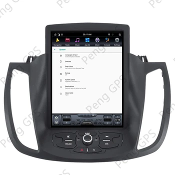 10.4 Polegadas 1Din Rádio de Navegação GPS Para o Ford Kuga 2013-2017 Tesla Estilo Player de DVD do Carro Android Rádio Multimídia de som do Carro