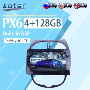 4+128GB Para Peugeot 206 2000 - 2016 Android de 10 BT wi-FI sem Fios Carplay Carro Multimídia, Rádio, Leitor de Navegação GPS Estéreo