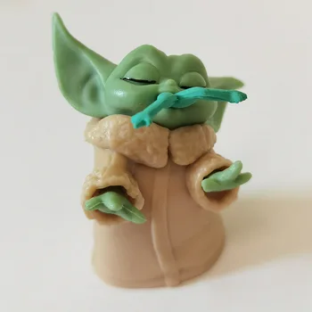 Star Wars Bebê Yoda Anime Figura De Bebê Yoda Surpresa Aleatória Blind Bag Duplo Coleção Linda Modelo Brinquedos De Presente De Aniversário