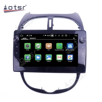 4+128GB Para Peugeot 206 2000 - 2016 Android de 10 BT wi-FI sem Fios Carplay Carro Multimídia, Rádio, Leitor de Navegação GPS Estéreo