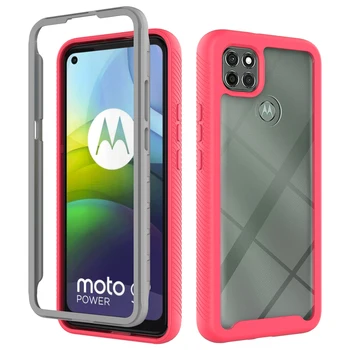 Caso De telefone Motorola G G9 Um G8 G7 Supra 5G Lite Poder Rápido de Jogar Stylus Pro Plus 2 Em 1 Bumper Capa de Proteção à prova de Choque