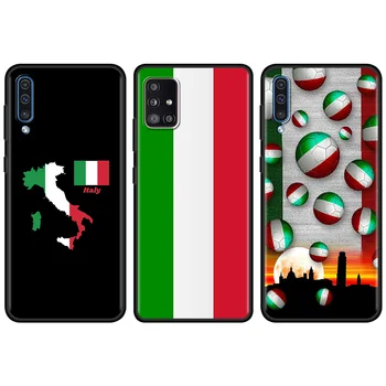 Itália Bandeira Italiana Caixa Do Telefone Do Silicone Para Samsung Galaxy A51 A71 A21s A31 A41 A11 A91 A12 A02s A32 A52 A72 Tampa Coque Fundas