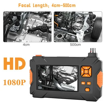 P30 8mm de Inspeção Endoscópio câmara HD1080P de 4,3 polegadas Tela IP67 Impermeável Industrial Boroscópio Luzes LED Bateria de 2600mAh