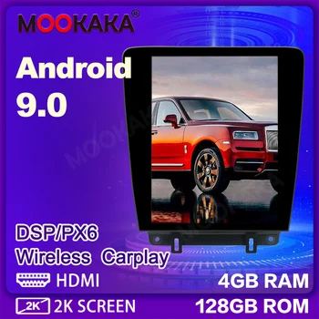 PX6 Tesla Tela Android 9.0 4+128G Para Ford Mustang 2010-Carro Player Multimídia GPS Navi Rádio Estéreo Chefe da Unidade DSP Carplay