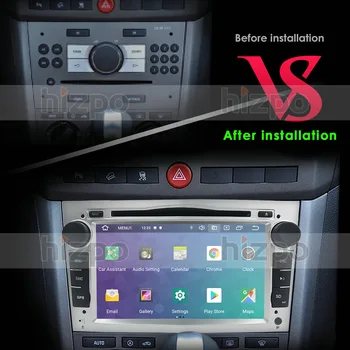 Leitor de DVD do carro Android10 navi autoradio estéreo para a Opel, Vauxhall Astra H Vectra Antara Zafira Corsa Combinação de GPS link de espelho 2 Din