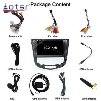 Para Nissan QASHQAI X-trail de 2016-2019 Car Multimedia Player Estéreo de Áudio no Android Rádio Gravador de Fita GPS Navi Unidade de Cabeça