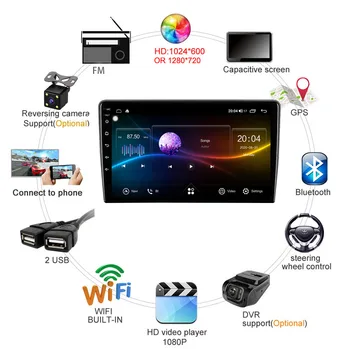 Runningnav Para TOYOTA Prius 3 XW30 2009 - auto-Rádio de 2 Din Android auto-Rádio Multimédia Player de Vídeo de Navegação GPS